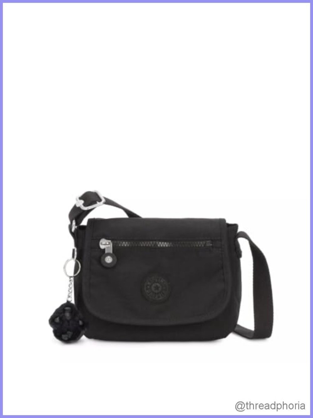 Nylon Mini Crossbody Bag with Adjustable Strap